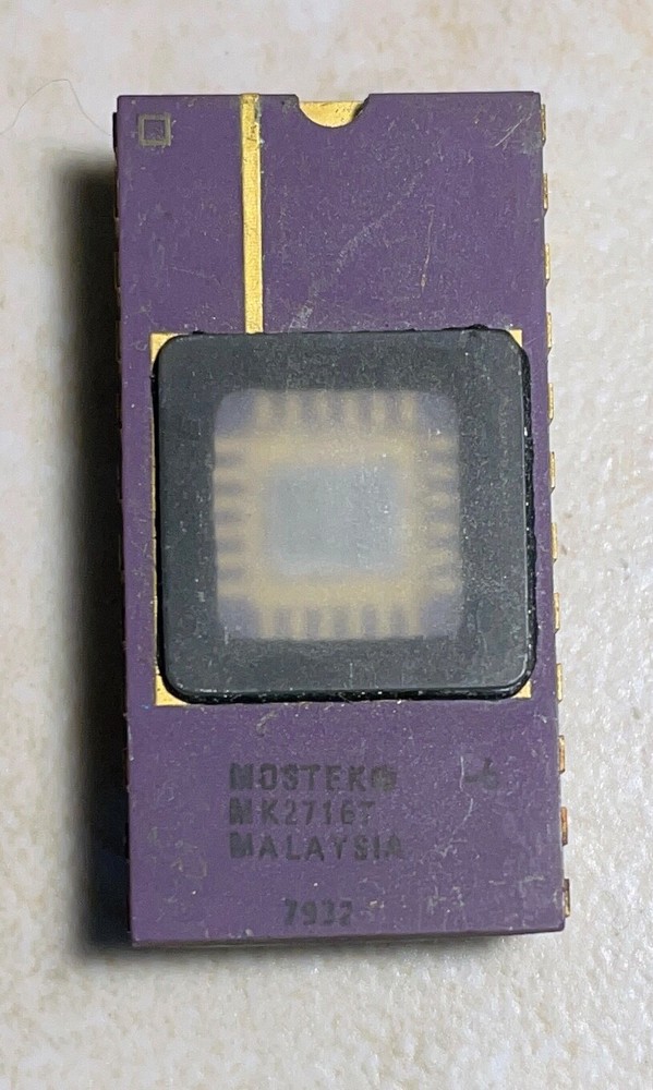 Mostek MK2716T 16K Purple Ceramic EPROM