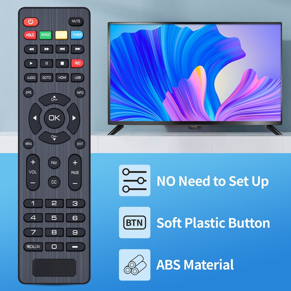 Remote Control For Aluratek ADTB01F Digital TV Converter Box