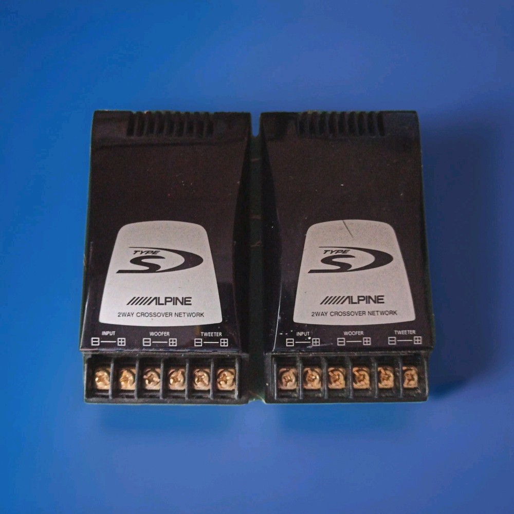 (2) Alpine Audio Type S 2 Way Crossovers (1 Pair)
