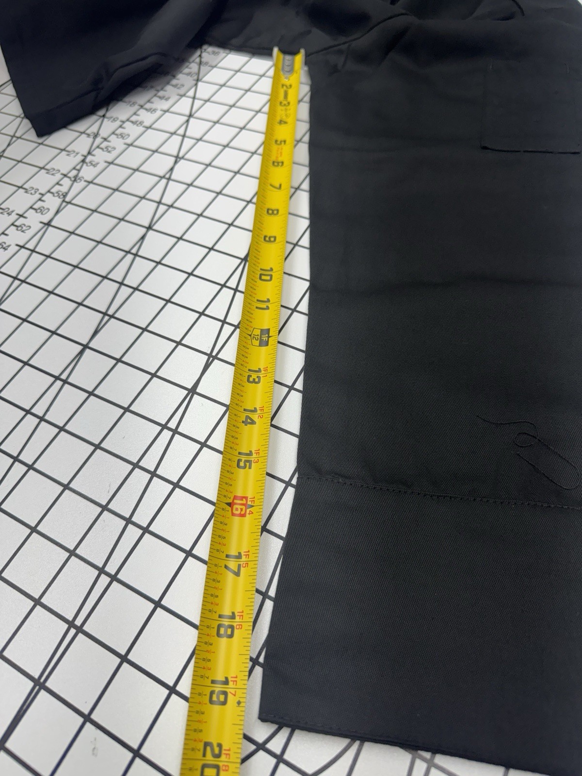 350 Chef Apparel 10 Knot Button Chef Coat Twill Black - Size Large - New