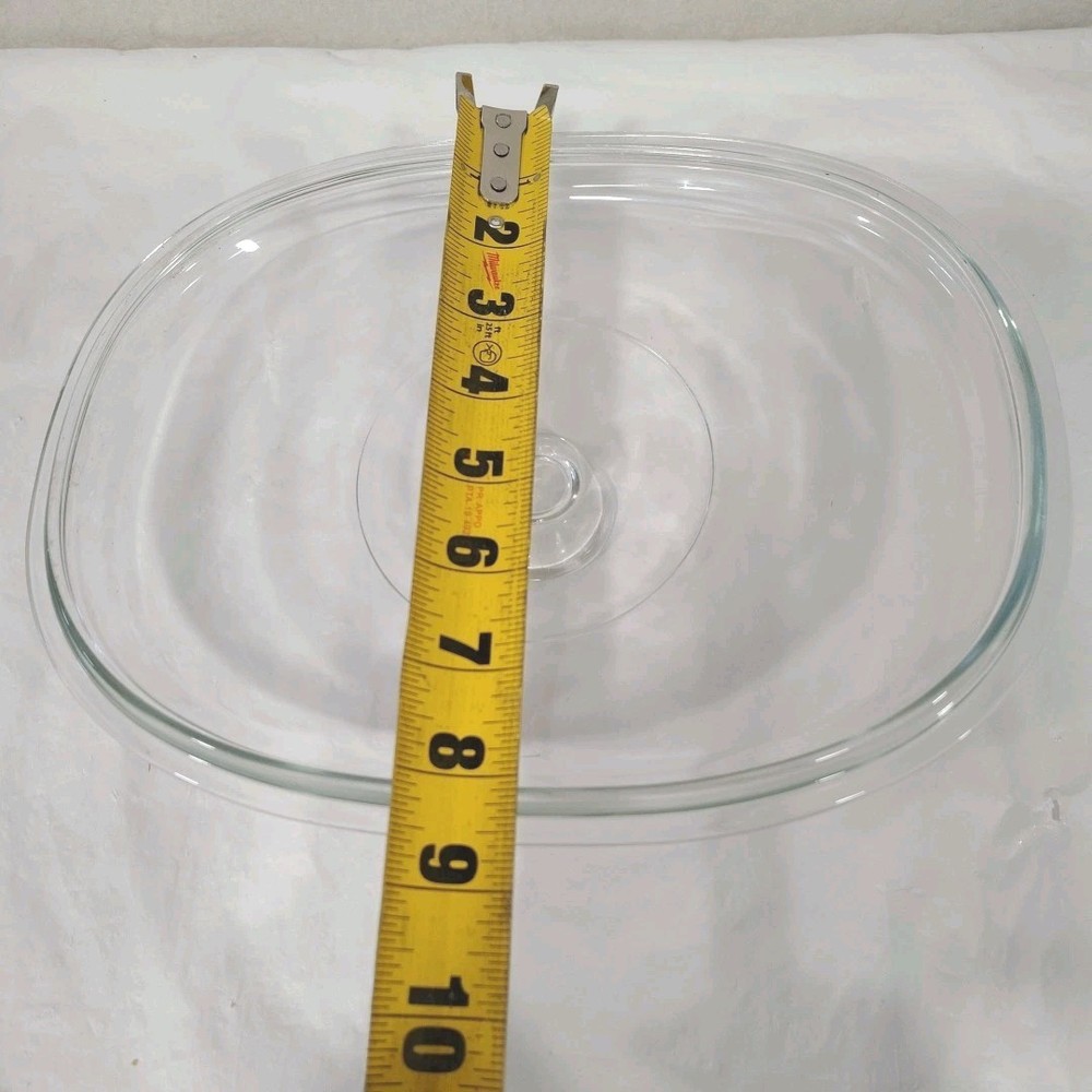PYREX Casserole Replacement Lid Only DC 1 1/2 C Rectangle Glass Corning ***Read