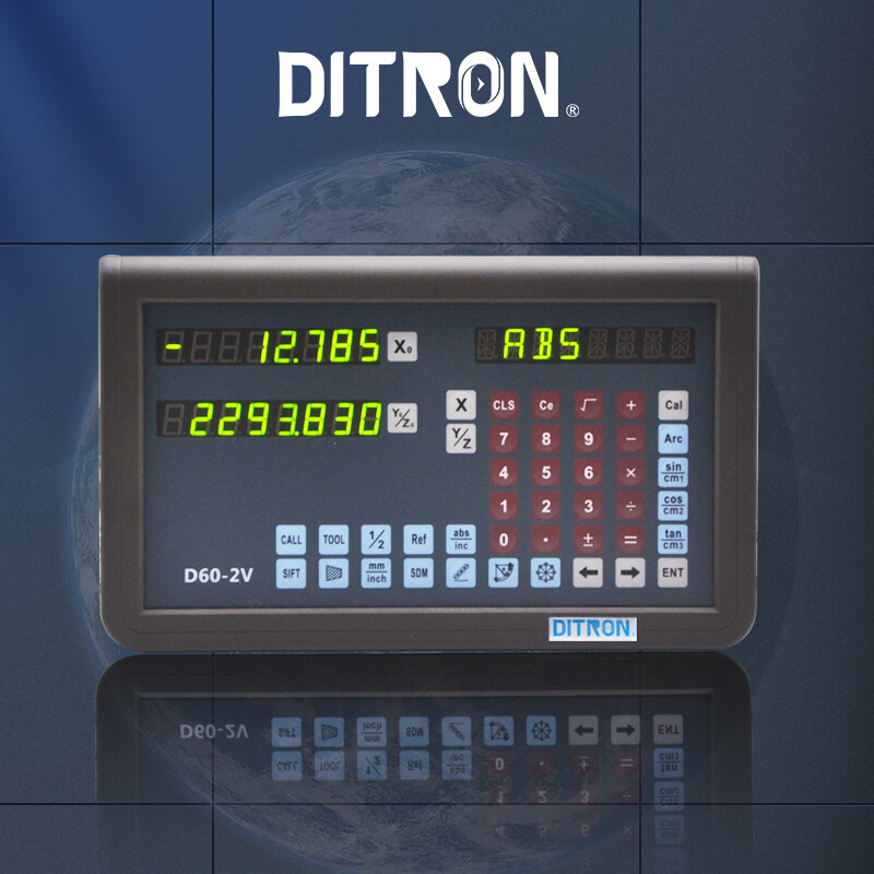 2Axis Metal DRO Digital Readout Display Linear Optical Scale Kit Customized Size