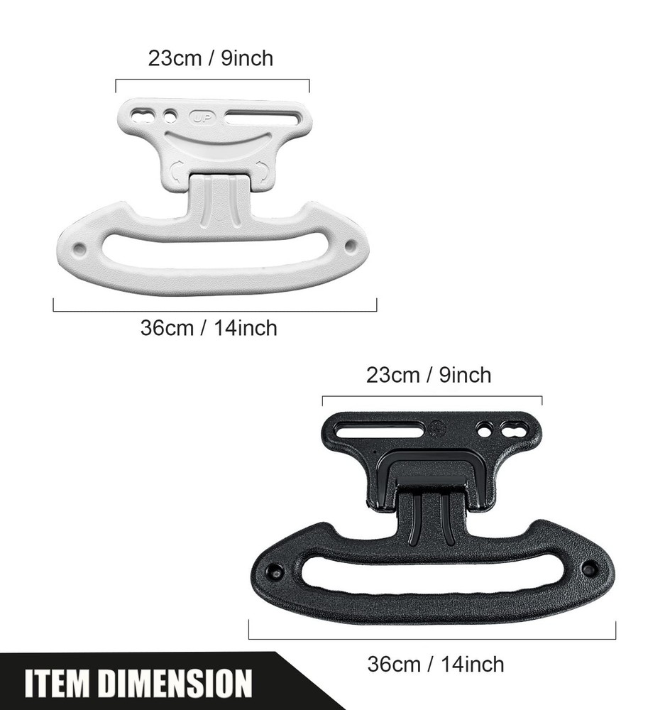 3 in 1 Car Headrest Coat Hanger - Black