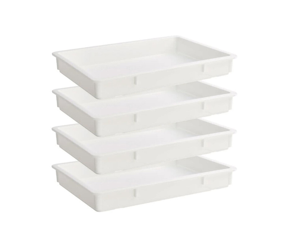 CenPro Commercial Bakeware, 18"x26"x3" Plastic Stackable Pizza Dough Proofing