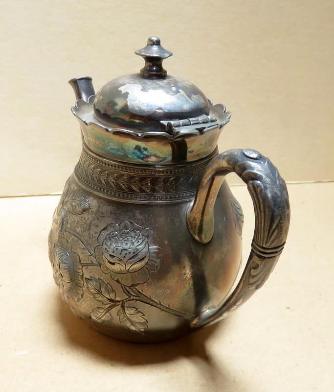 Victorian Silverplate Pairpoint Quadruple Plate Tea Set