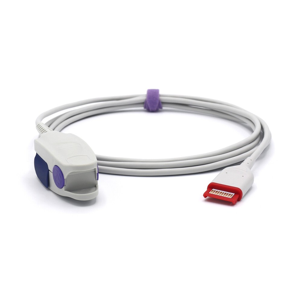 Extension Cable SpO2 Sensor Probe Cable Compatible For Masimo Rad-97 Finger Clip