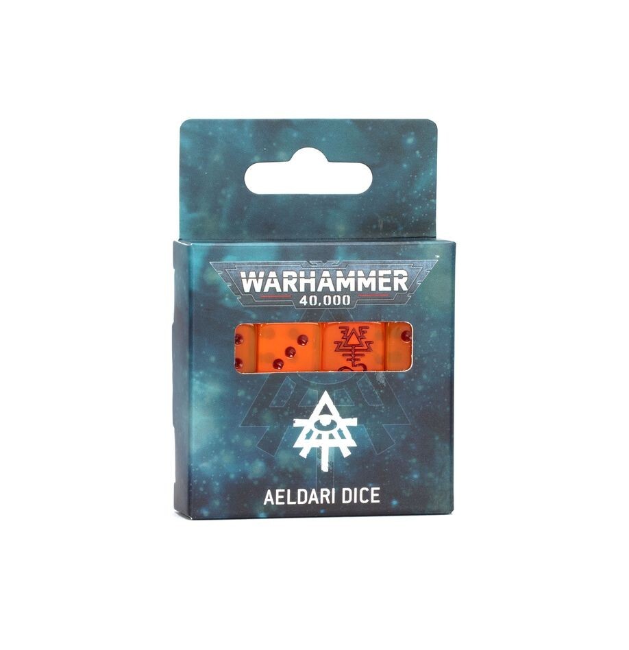 ⚔️WARHAMMER 40K - AELDARI - DICE - NIB ⚔️