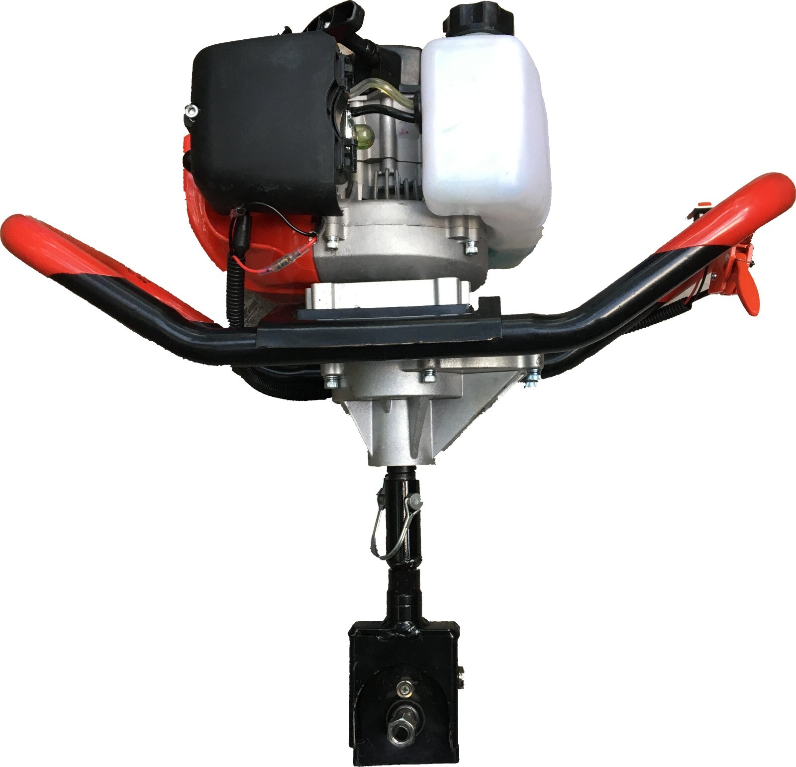 Post hole auger/digger to 1/2" drive adapter for mobile home/earth/ground anchor