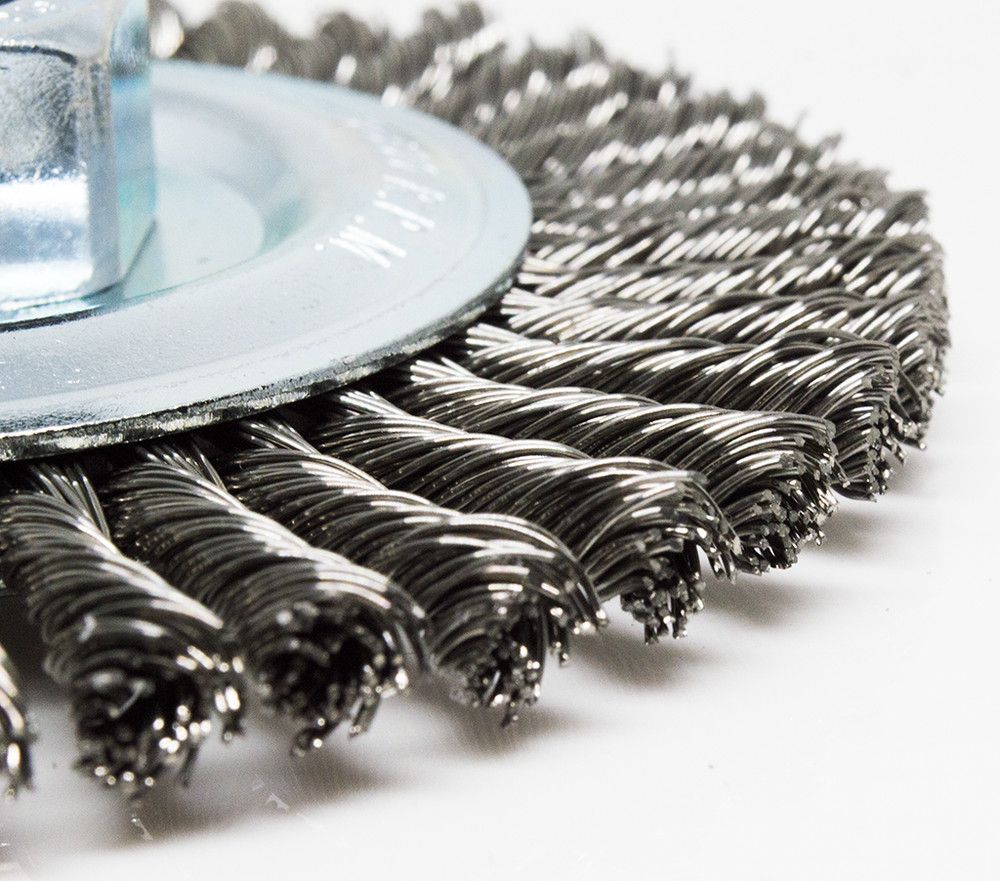 4-1/2" Stringer Bead Wire Wheel - Stainless Steel