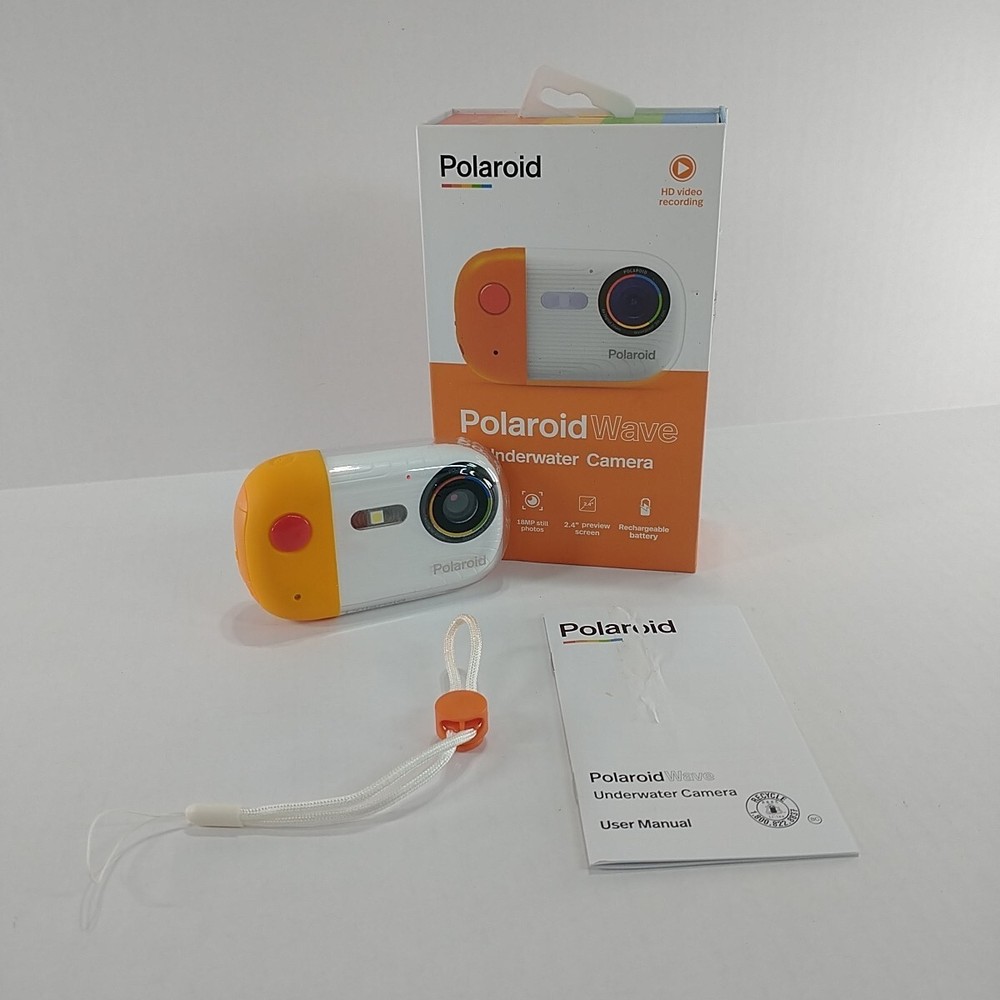 Polaroid Wave Underwater Camera Streaming Camera 4K Video Recording