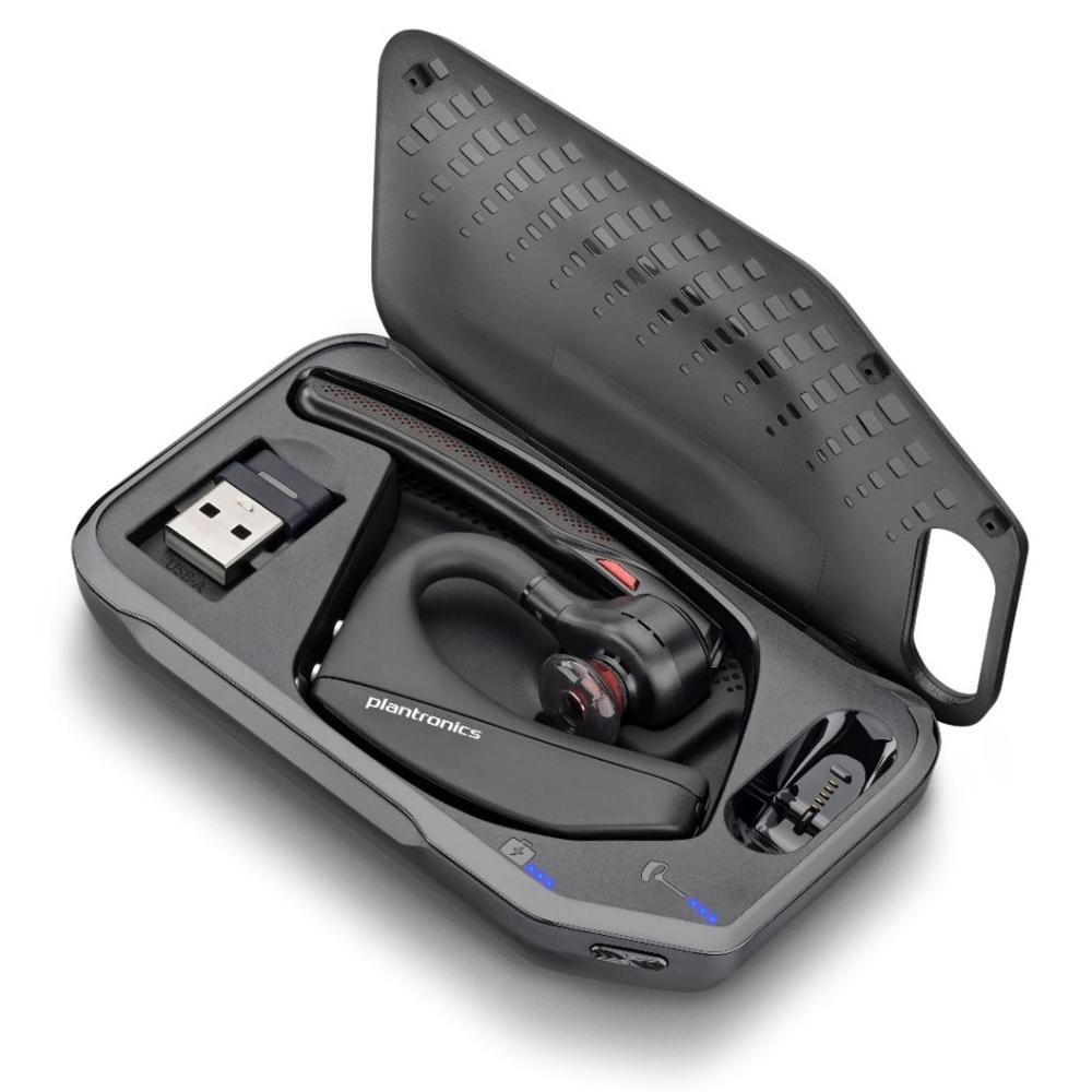 Plantronics Poly Voyager 5200 UC Bluetooth Headset System w/ USB Type A Adapter
