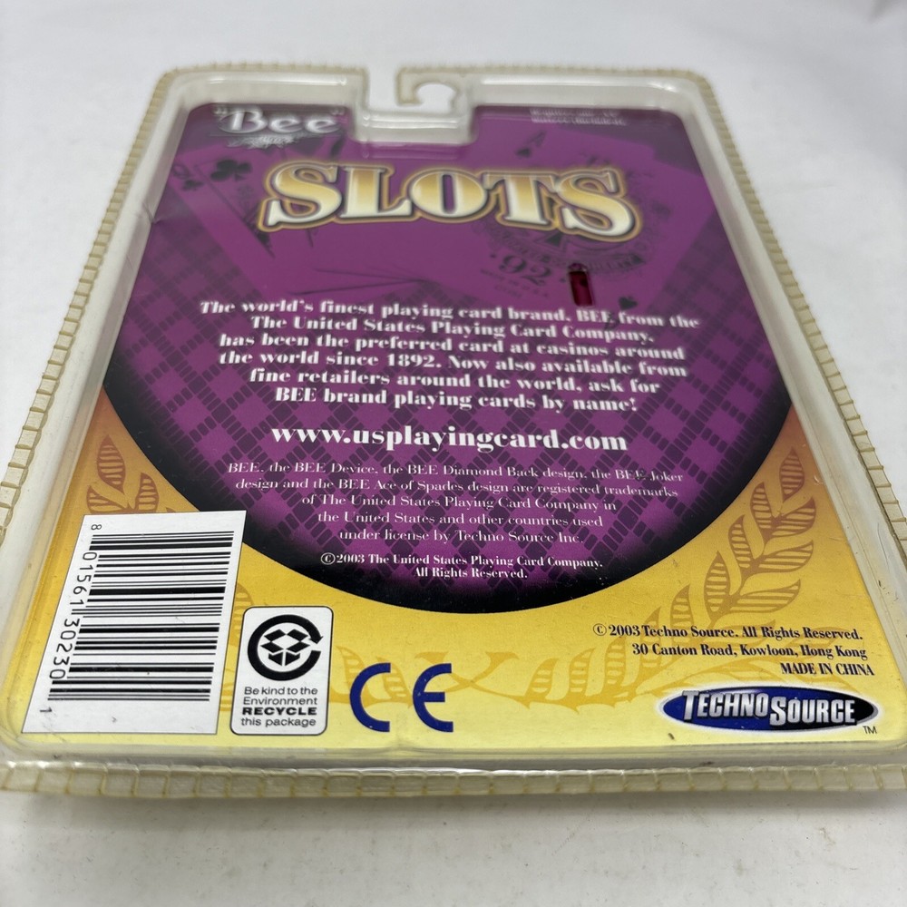 Techno Source Bee Slots Electronic Handheld Game Sealed Cracked Bubble