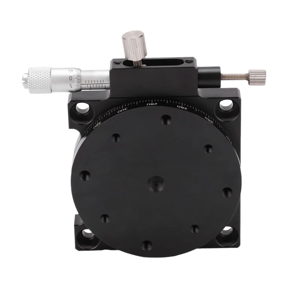 Manual Displacement Platform Diameter 6cm Simple Assembly Multipurpose Aluminum