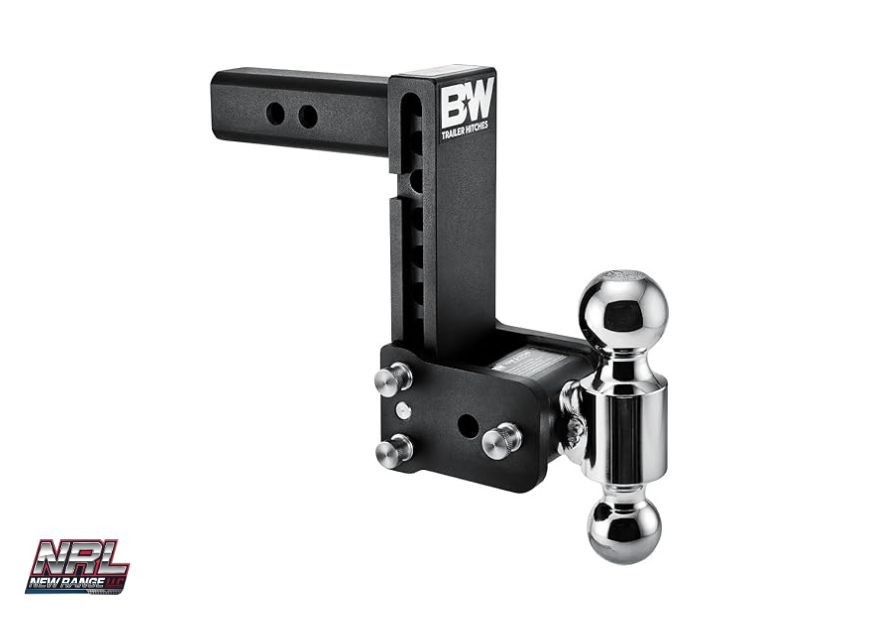 B&W TS10040B Tow & Stow Dual-Ball Adjustable Hitch 7″ Drop / 7½″ Rise – Fits 2″