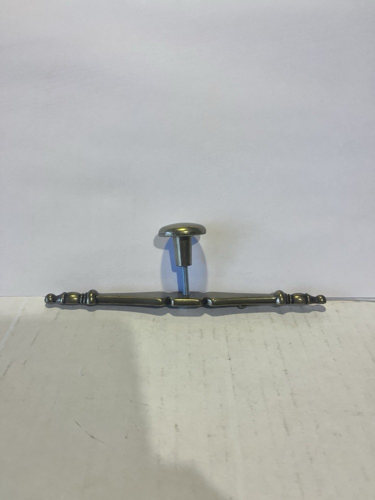 Vintage Brass Knob Drawer Pull, Antique Brass Style