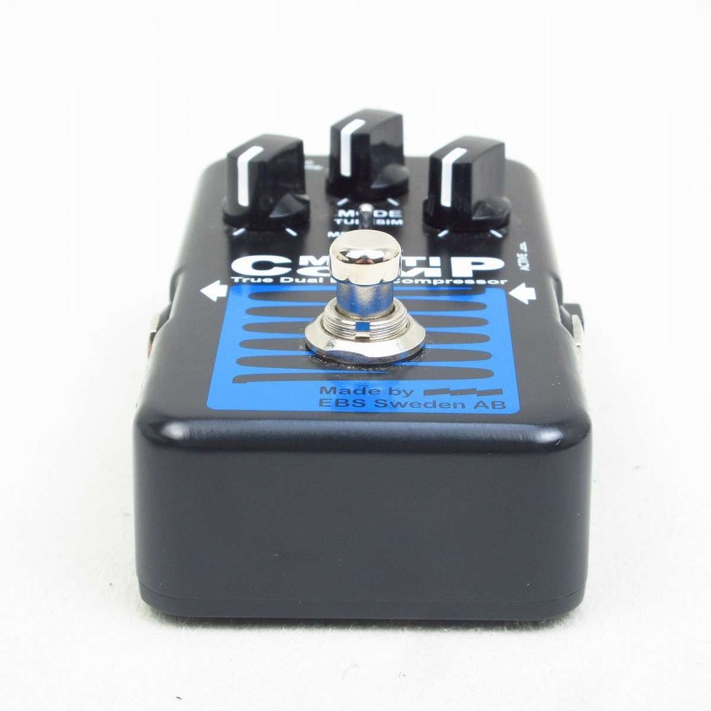 EBS MultiComp Blue Label Bass Compressor Pedal Sens Control Used