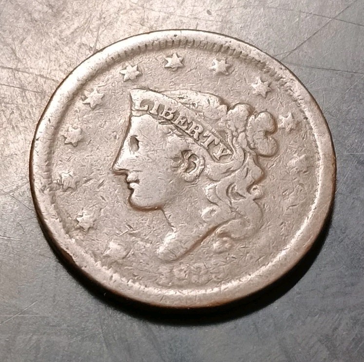 1839  Matron Head Large Cent  ( KM.#45 )