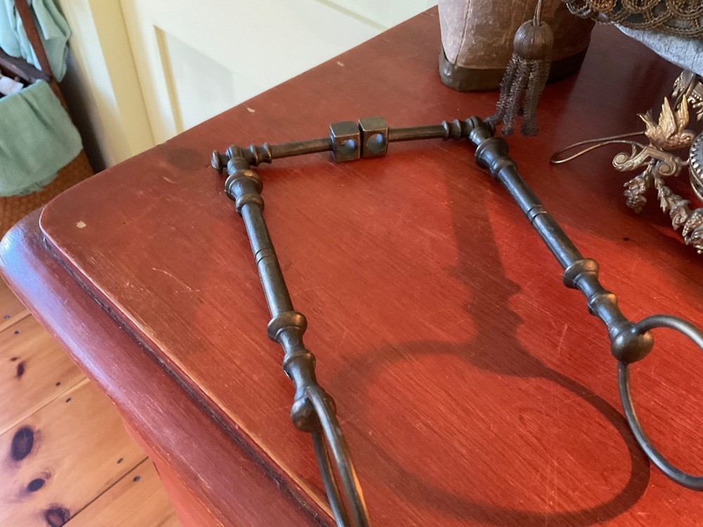 Vintage Pair Brass Horse Bits