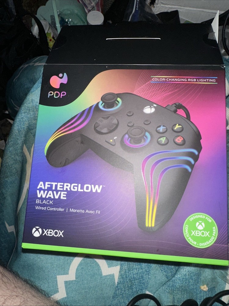 PDP Gaming Afterglow Wave Enhanced Wired Controller Xbox Series X|S Wave Black