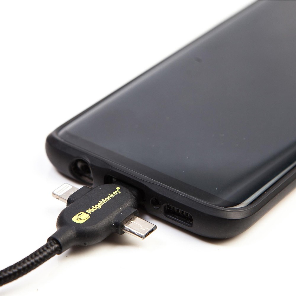 RIDGE MONKEY VAULT USB-A TO MULTI OUT CABLE CONNECTOR 1M FOR CHARGER