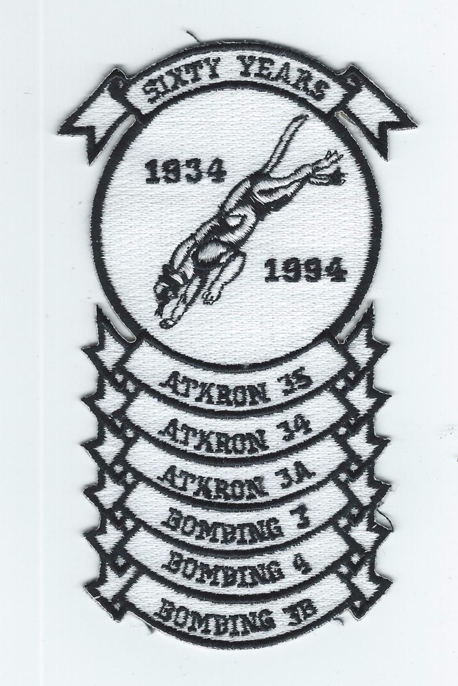 VA-35 BLACK PANTHERS SIXTY YEARS 1934-1994 patch