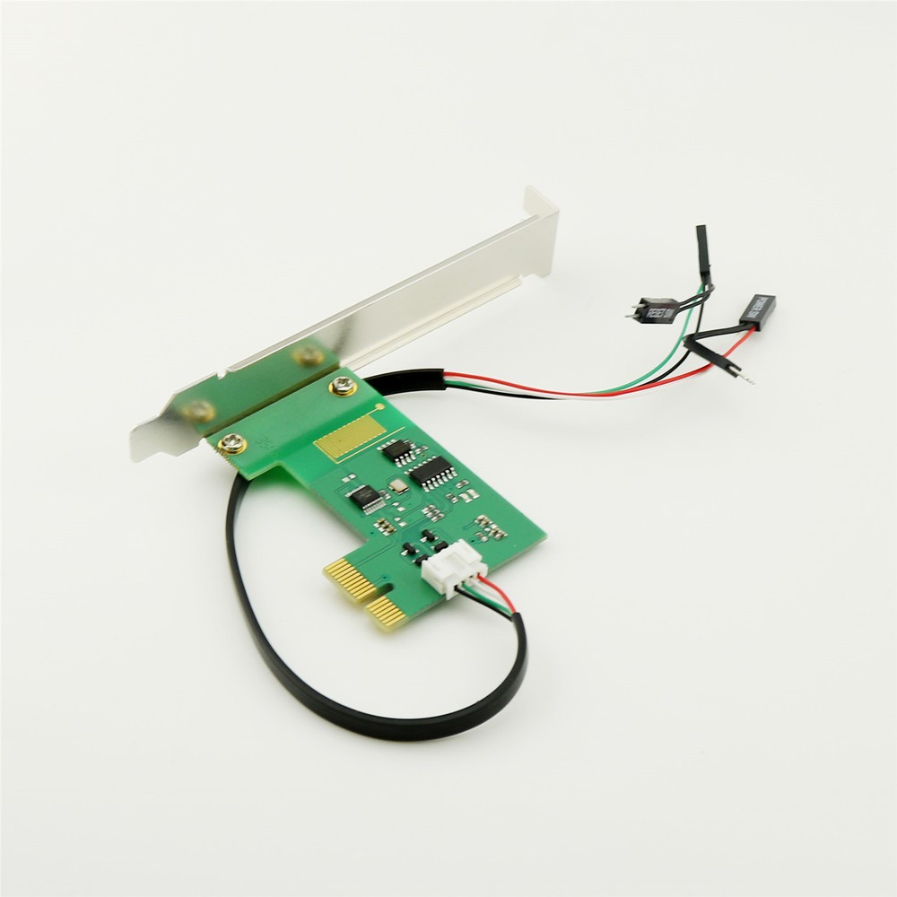1pc 20M 2.4G PCI-E Desktop Remote Control Wireless Restart Switch Turn On/OFF PC