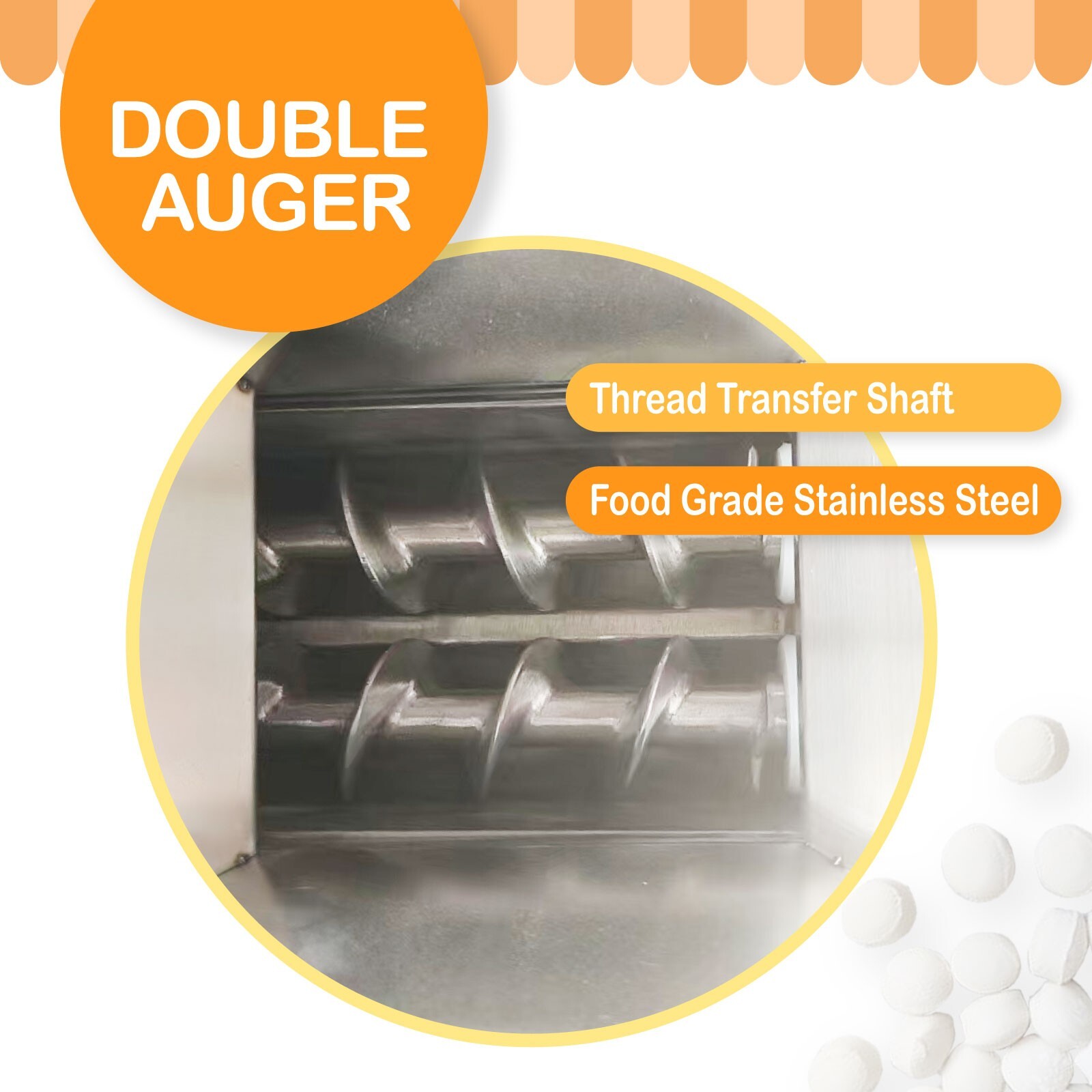 Kolice Commercial Dough Divider, Dough Cutting Machine-15 Molds,1-500g adjusted