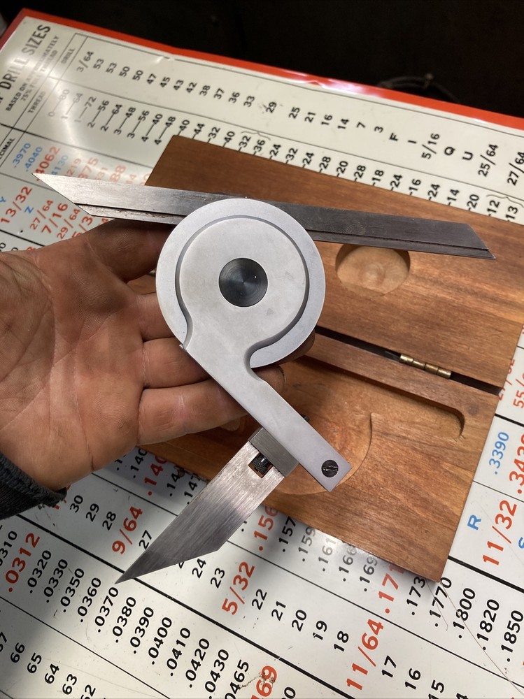 Starrett C359 Precision Universal Bevel Vernier Protractor Machinist Tool Maker