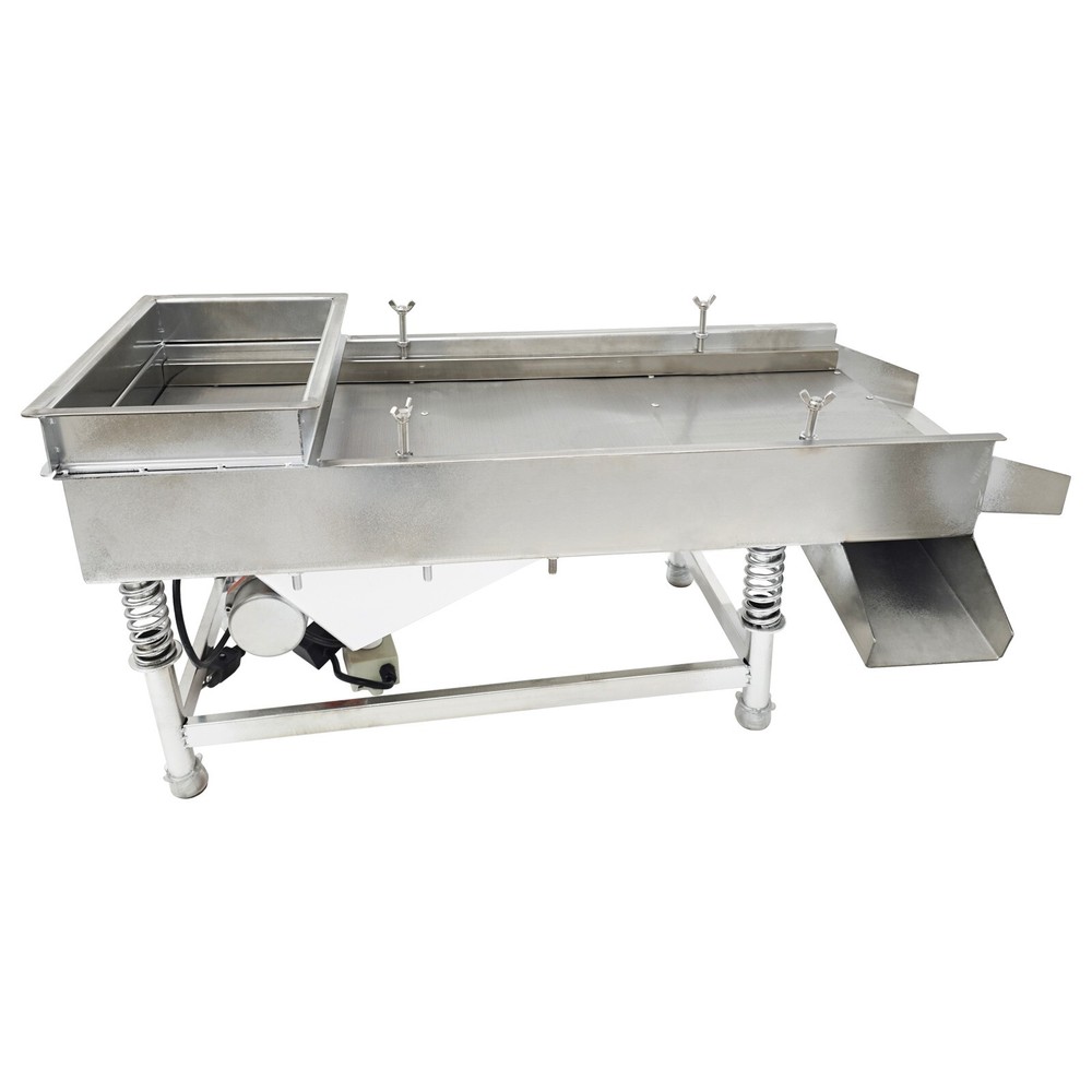 Stainless Straight Linear Screen Linear Vibrating Screen JG30-75 0.5mm Screen