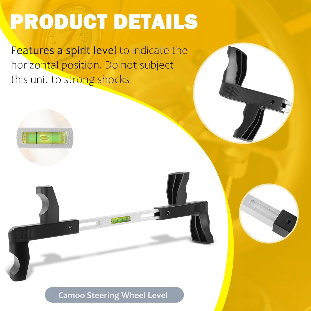 Steering Wheel Level Alignment Tool Fit for Most Wheels With an...
