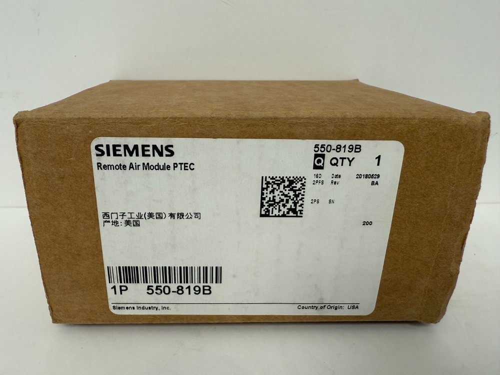 SIEMENS 550-819B REMOTE AOR MODULE PTEC NEW OPEN BOX