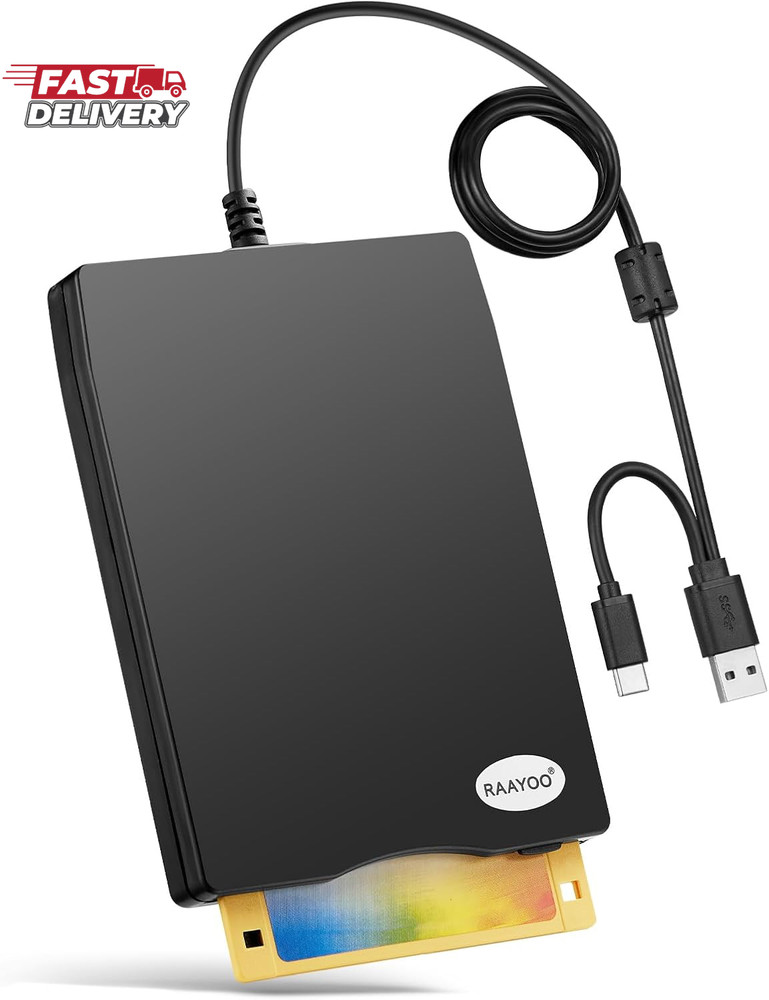 Floppy Disk Reader USB Type A/C Floppy Disk Drive/Player/Converter External 3.5