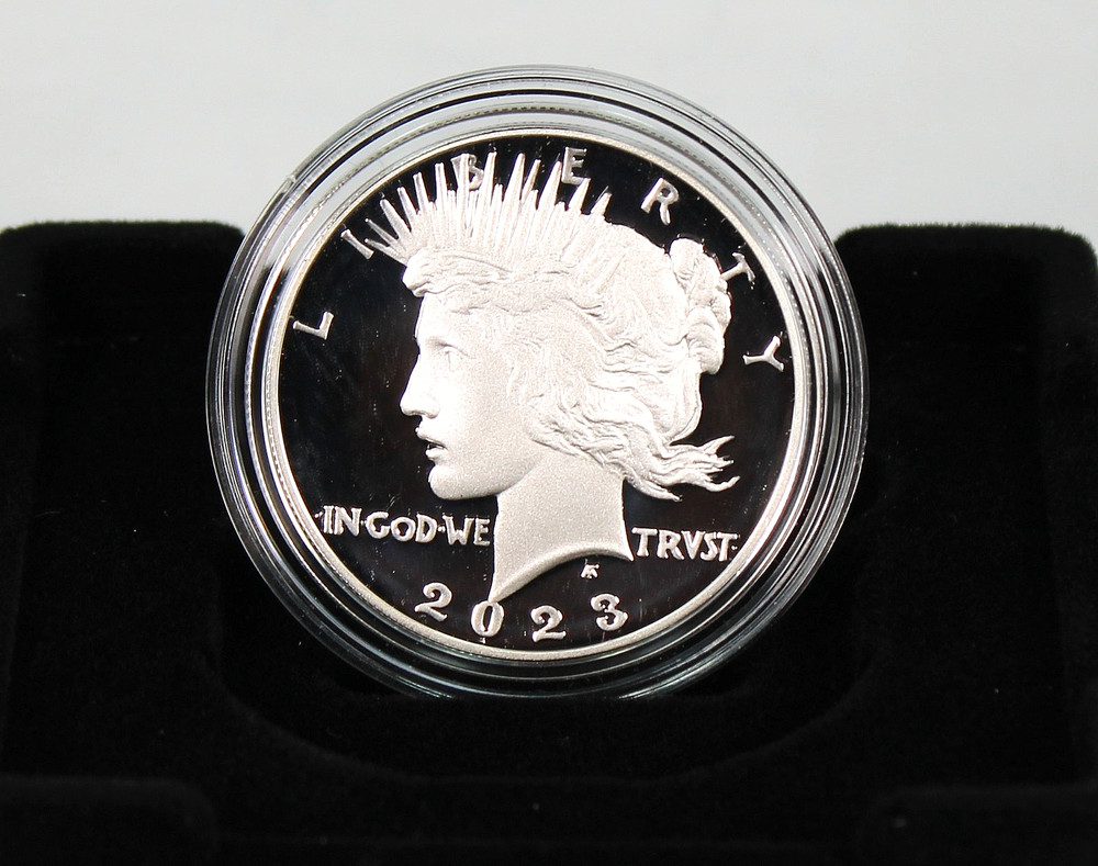 2023 S Proof Commemorative Peace Silver Dollar !!