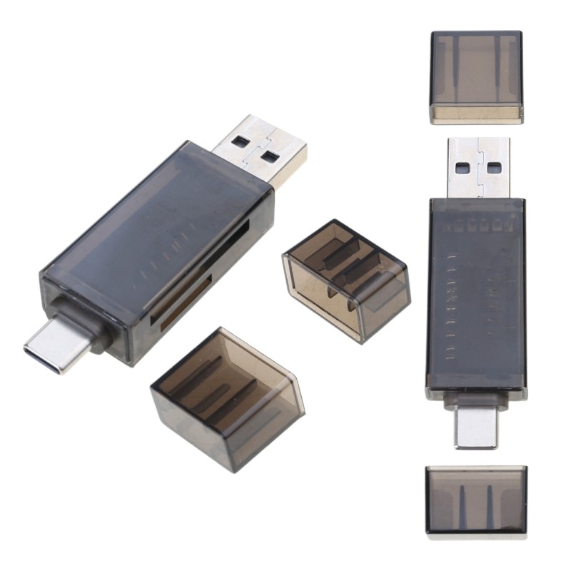 Type C USB 3.0 SDTF Card Reader Adapter for Memory Card Reader Connectors