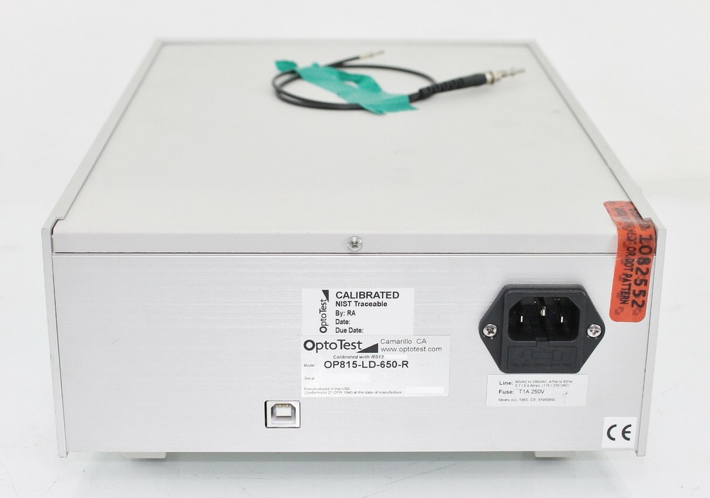 OPTOTEST OP815 Insertion Loss Test Set with OPRH-RSI3 Optical Head