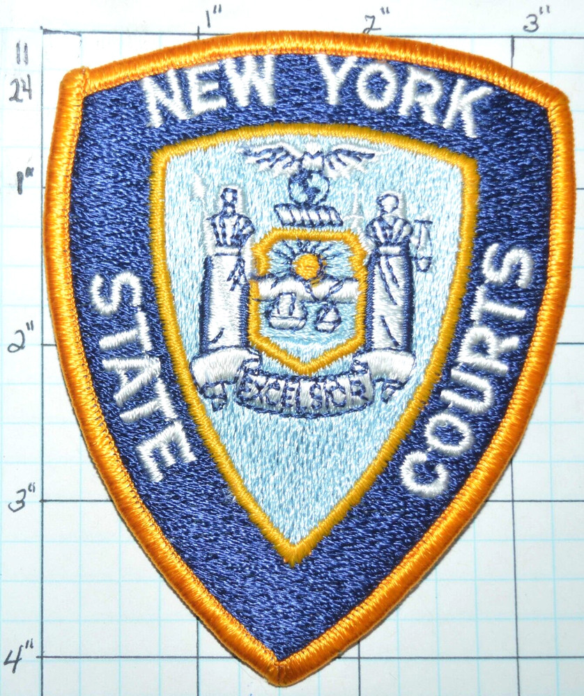 NEW YORK STATE COURTS POLICE DEPT PATCH