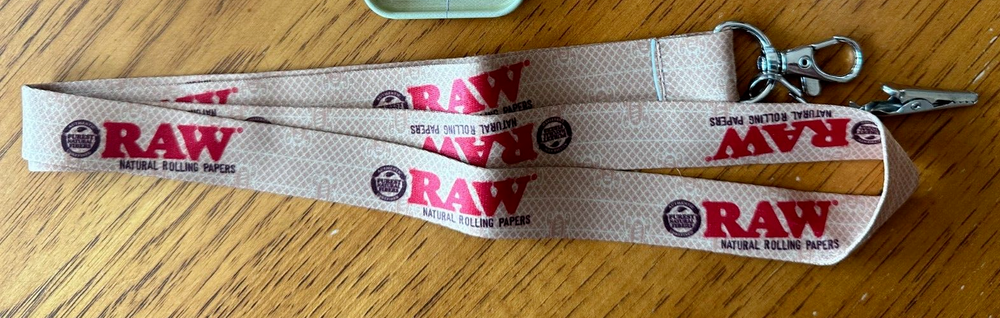 RAW Rolling Papers Lanyard~Swivel Clasp