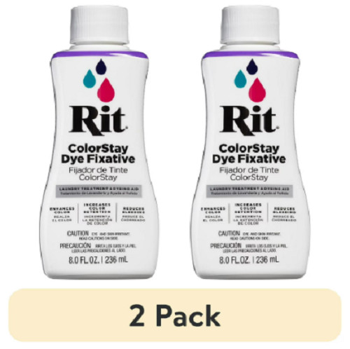 (2 pack) Rit, Colorstay Dye Fixative, 8 fl. oz.