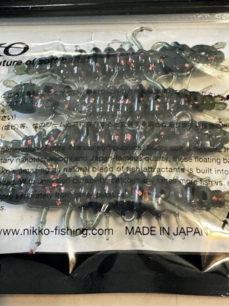 Nikko Hellgrammite Creature Bait 3" Watermelon Red