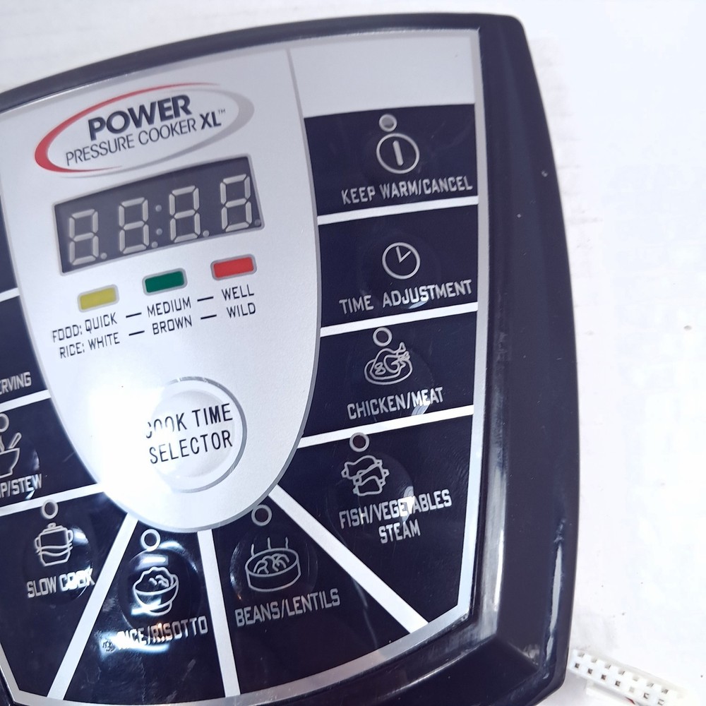 Power Pressure Cooker XL PPC790 control button panel digital replacement part