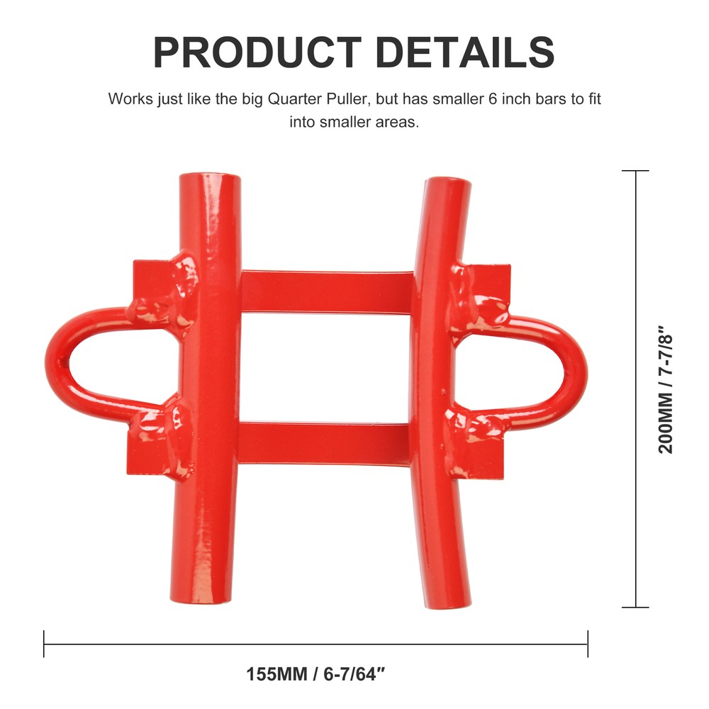 Universal Quarter Puller Powder Coated, Quarter Panel Puller Dent Removal Tools