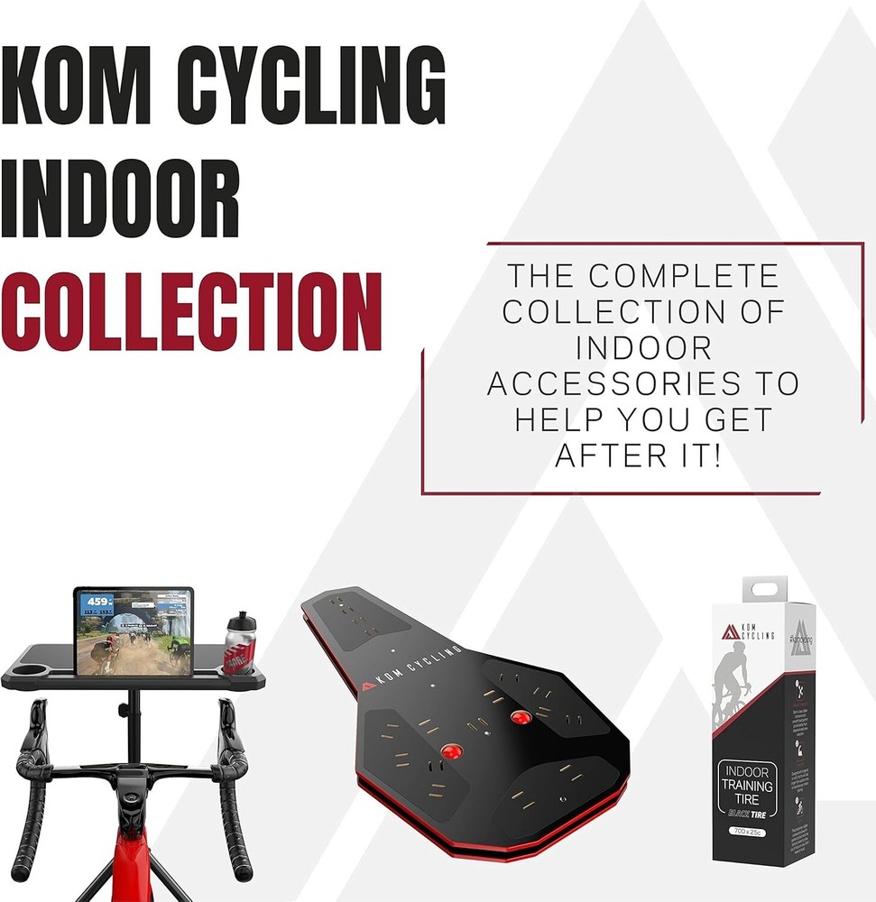 Durable 3-Height Indoor Trainer Block - Compatible with Wahoo, Kinetic, Cycleops