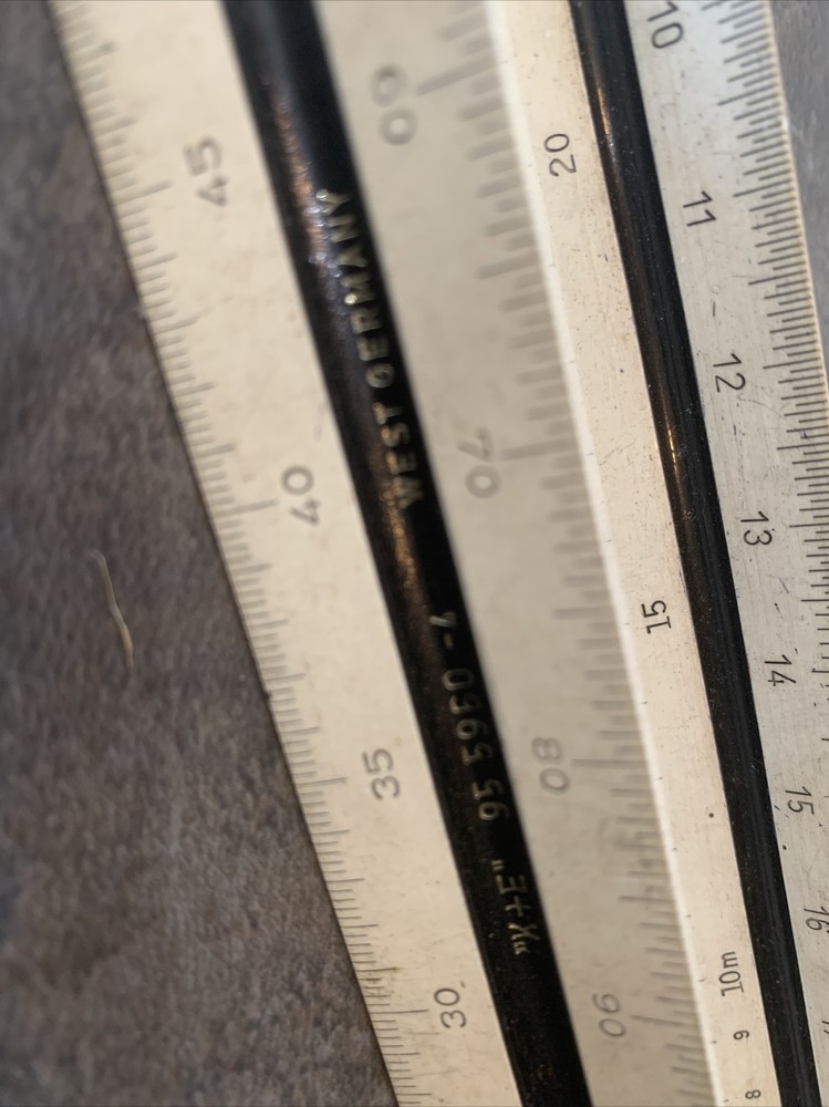 Vintage Linex N0.301 Scale Ruler / Engineers & K+E Triangular Scale Rule Drawing
