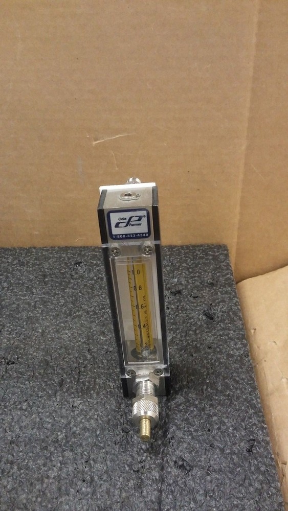 COLE PARMER PMR1-010673 0-1.0 Variable Area Flowmeter