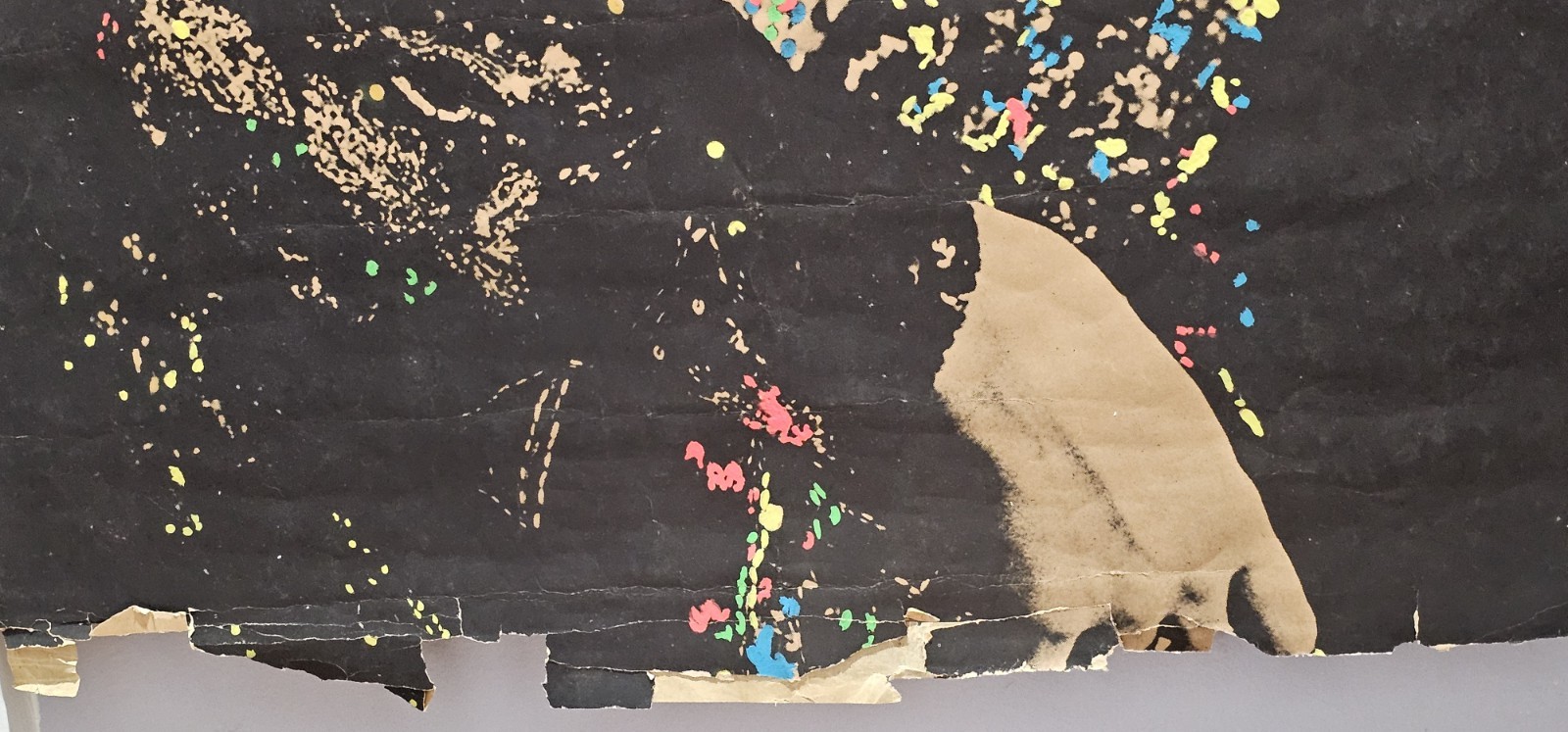 Vintage Janis Joplin Black & White Poster Altered Hand Painted Blacklight Paint