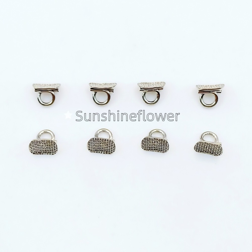 100 Pcs Dental Direct Bond Eyelets Rectangular Crimpable Hook Lingual Buttons