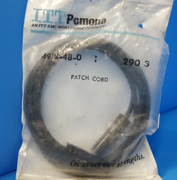 PATCH CORD , 4913-48-0, ITT POMONA,