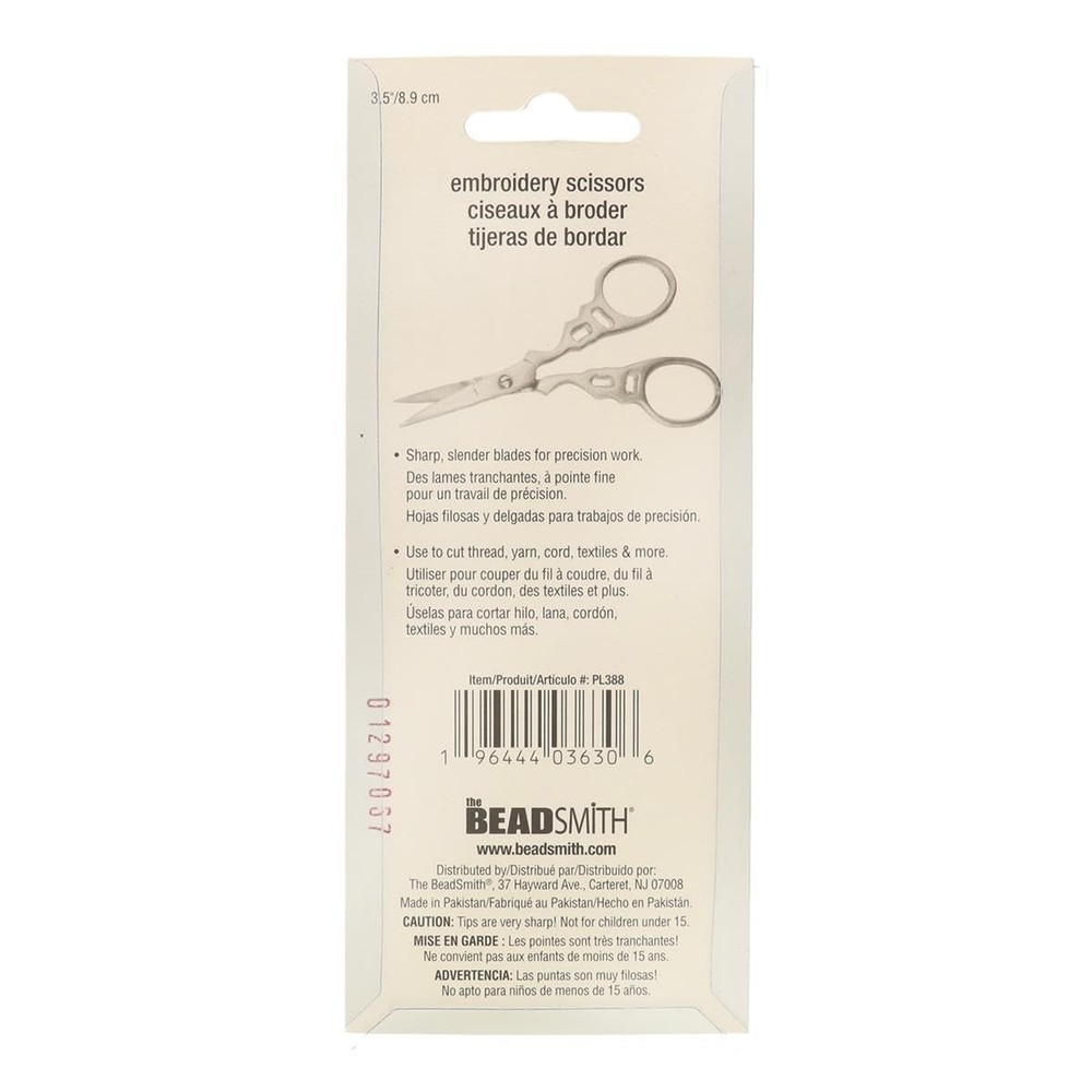 The Beadsmith Embroidery Scissors – Chroma Series – Rainbow Multicolored