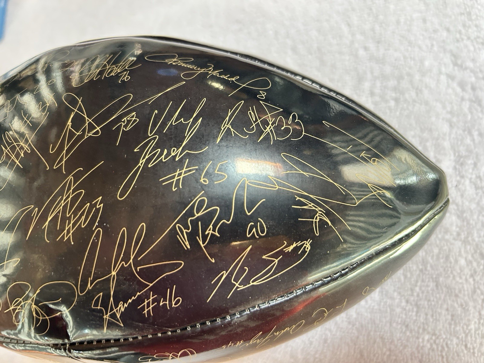 2005 TEAM SIGNED STEELERS FOOTBALL