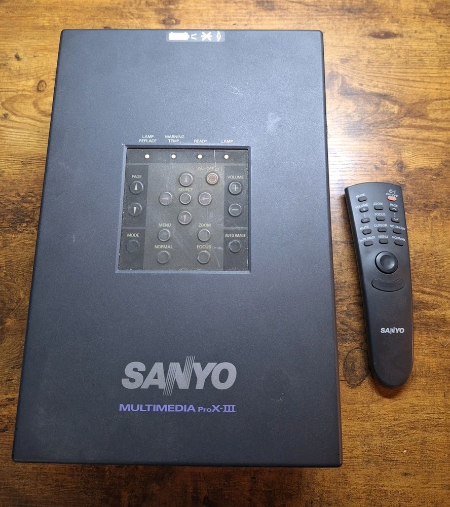Sanyo Multimedia Pro X-III Video Projector (Untested, Needs Power Cord)